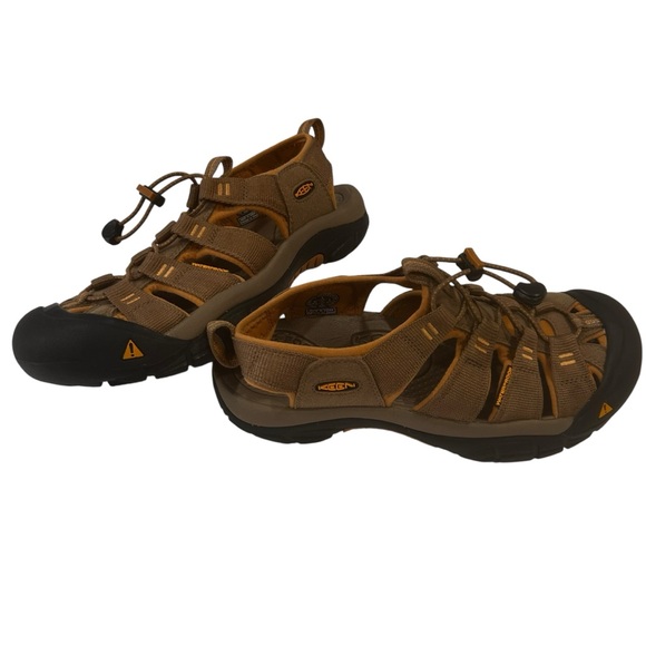 Keen Newport H2 Hiking Sandal men’s size 9 Outdoor Shoes Waterproof tan & black - Picture 7 of 16